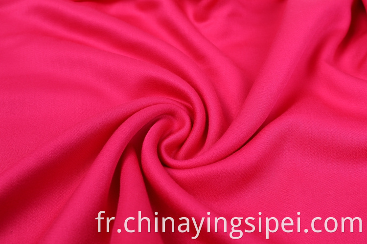 Nouveau produit Prix de tissu imprimé simple Viscose 100% Rayon Satin Tissu pour robe